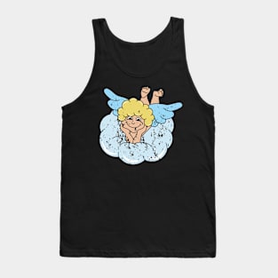 Retro Vintage Grunge Valentine's Day Cupid Tank Top